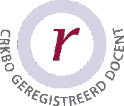CRKBO Geregistreerd Docent- Logo